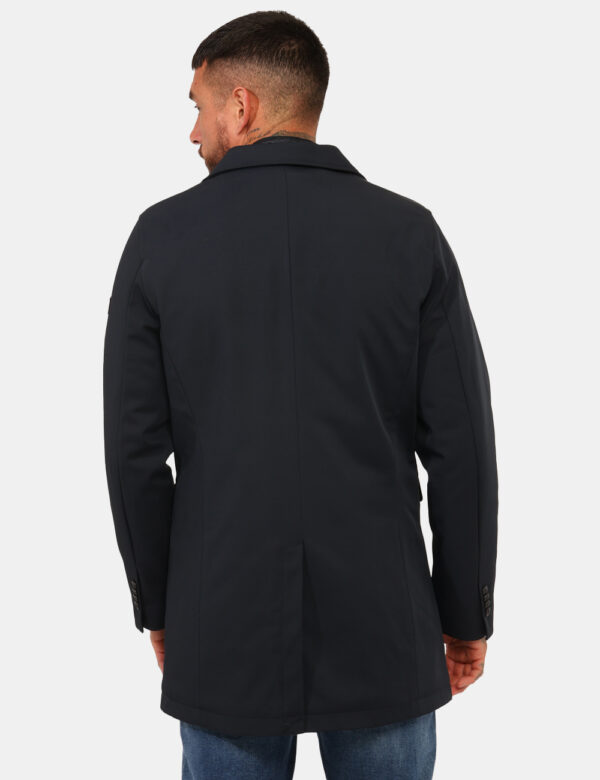 Giacca Yes Zee Blu - Piumino taglio cappotto con interno trapuntato. Vestibilità asciutta.Cod. art. O815 KB00 OAVi ricordiam