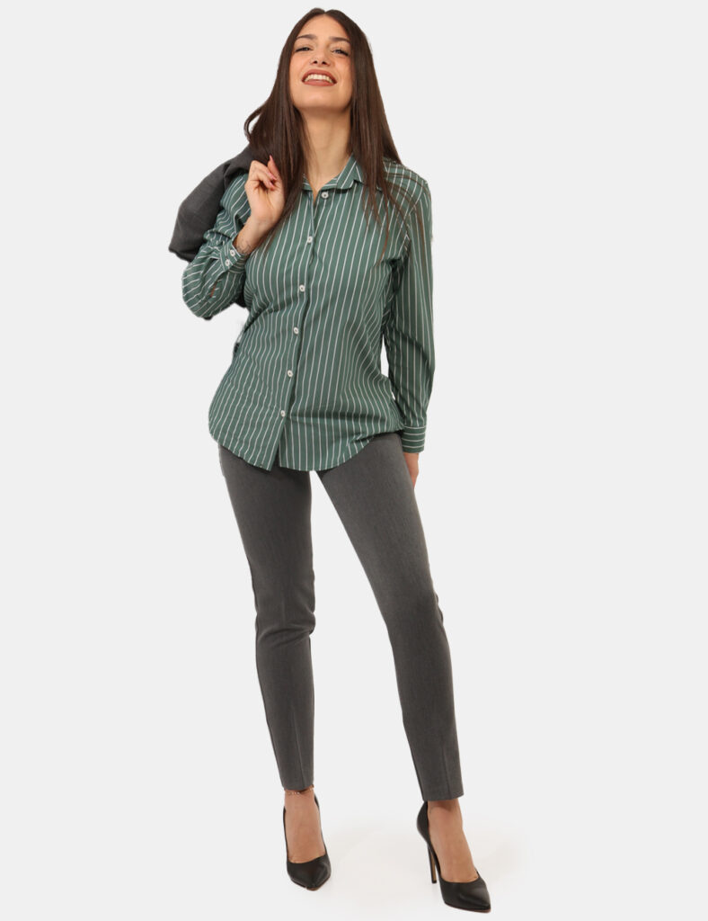 Abbigliamento donna scontato - Pantaloni Materica Grigio