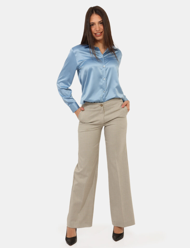 Abbigliamento donna scontato - Pantaloni Materica Beige