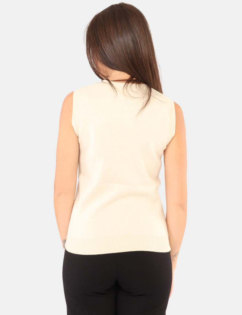 Outlet Rue De Clerie  - Gilet Rue De Clerie Beige