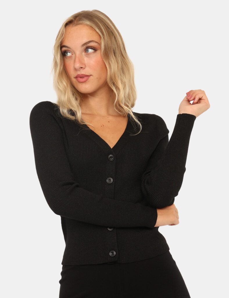Maglia scontata - Cardigan Rue De Clerie Nero
