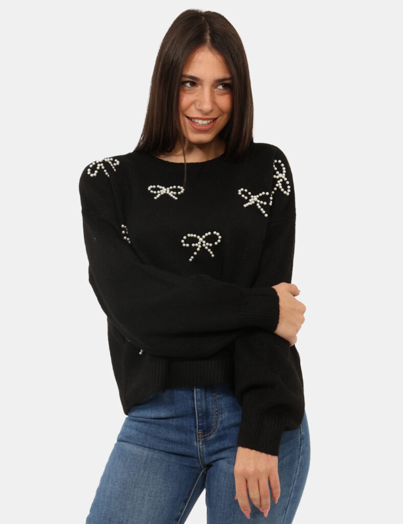 Abbigliamento donna scontato - Maglione Fracomina Nero