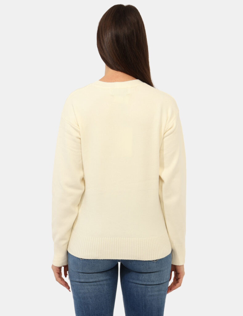 Abbigliamento donna scontato - Maglione Fracomina Panna