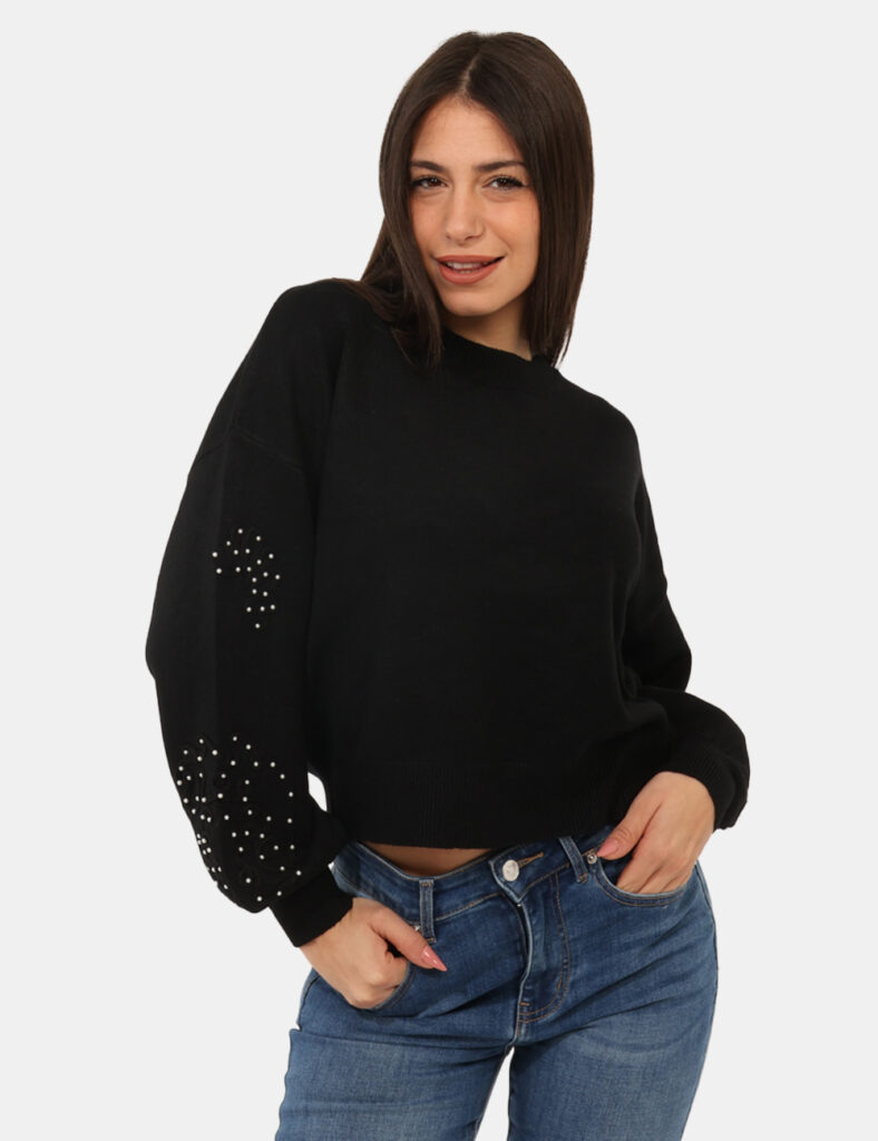Abbigliamento donna scontato - Maglione Fracomina Nero
