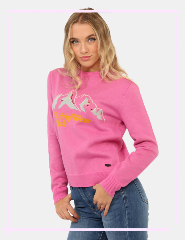 Maglione Refrigiwear Rosa Taglia S - L’articolo appartiene al campionario esclusivo di stagione: pezzo unico.Cod. art. Z2550