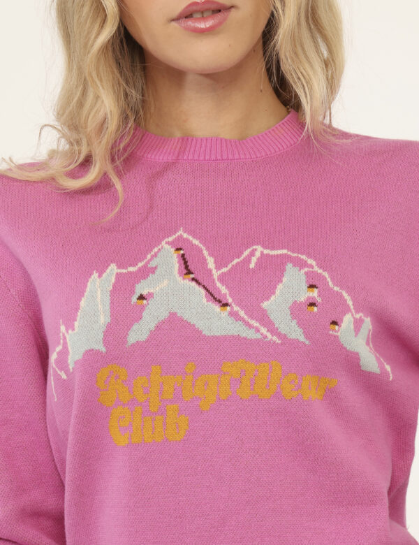 Maglione Refrigiwear Rosa Taglia S - L’articolo appartiene al campionario esclusivo di stagione: pezzo unico.Cod. art. Z2550