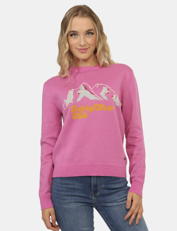 Maglione Refrigiwear Rosa Taglia S - L’articolo appartiene al campionario esclusivo di stagione: pezzo unico.Cod. art. Z2550