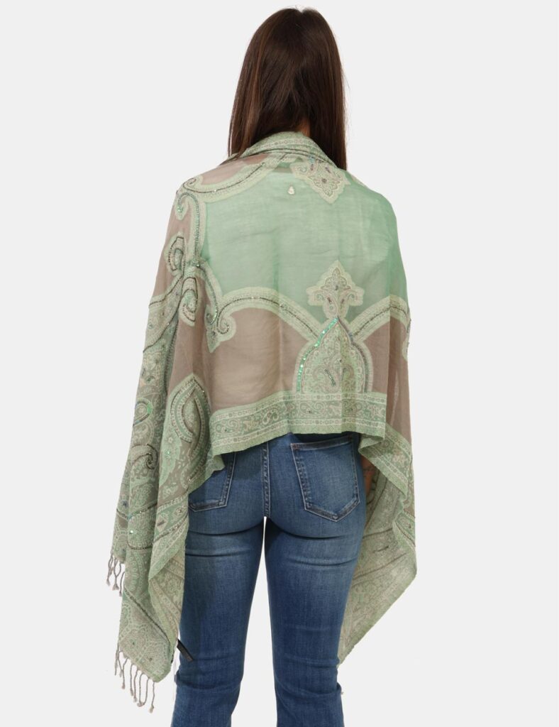 foulard da donna scontati - Sciarpa Concept83 Verde