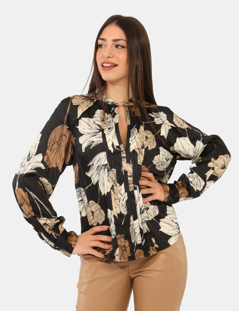 Camicia bluse elegante da donna scontata - Camicia Twin Set Nero