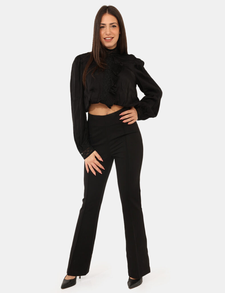 Abbigliamento donna scontato - Pantalone Twin Set Nero