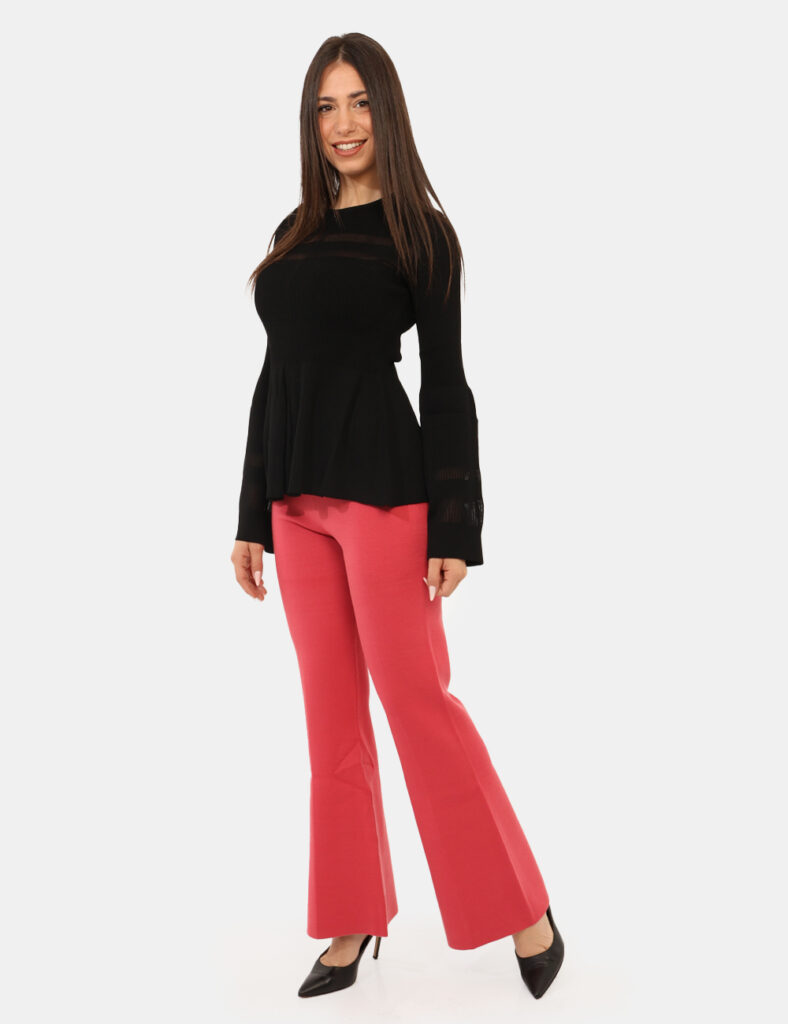 Pantaloni Twin Set Rosa