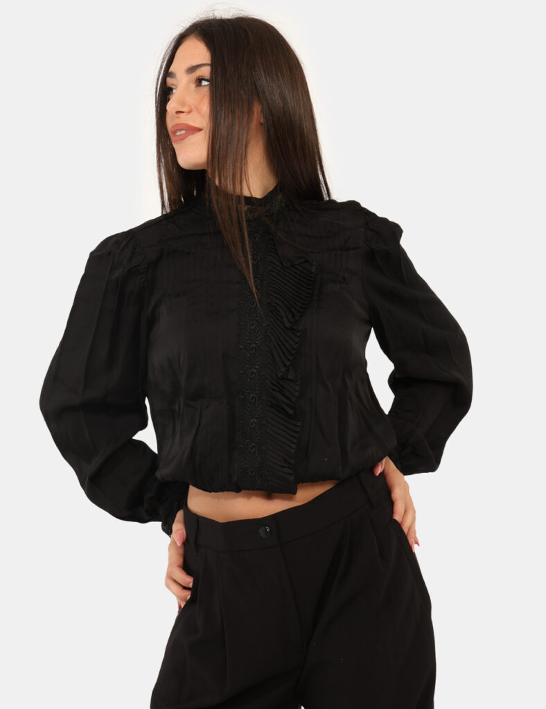 Camicia bluse elegante da donna scontata - Camicia Twin Set Nero
