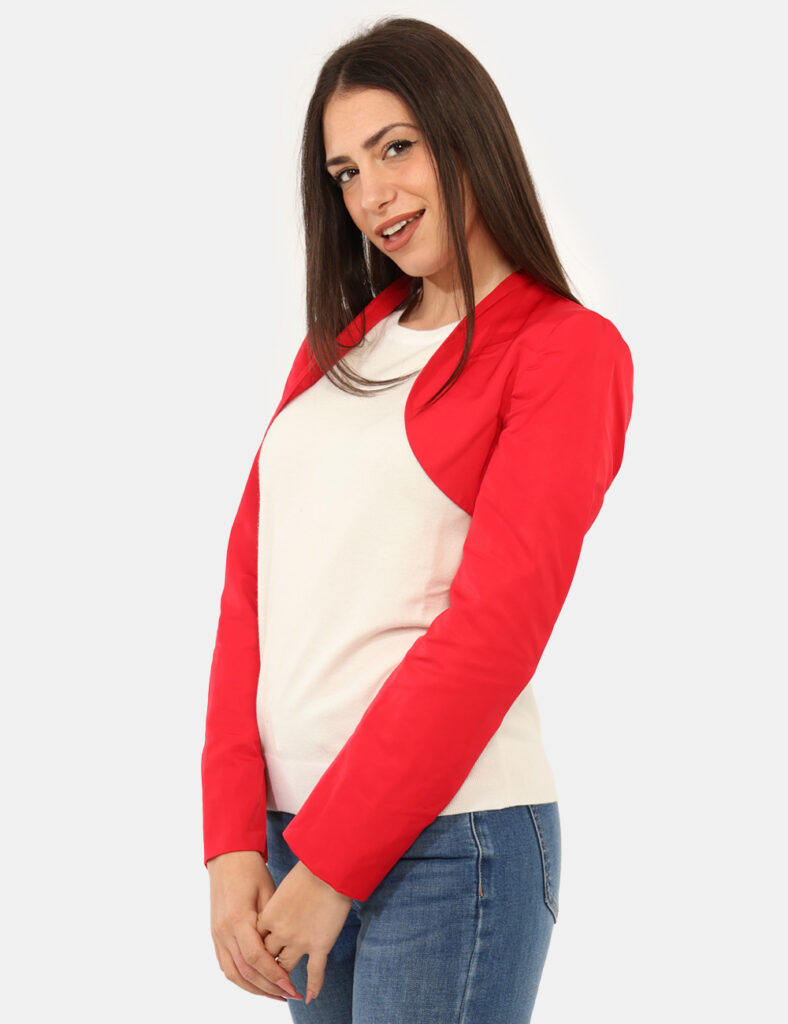 Abbigliamento donna scontato - Bolero Twin Set Rosso