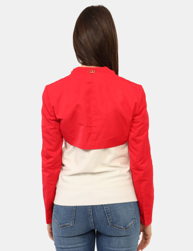 Abbigliamento donna scontato - Bolero Twin Set Rosso