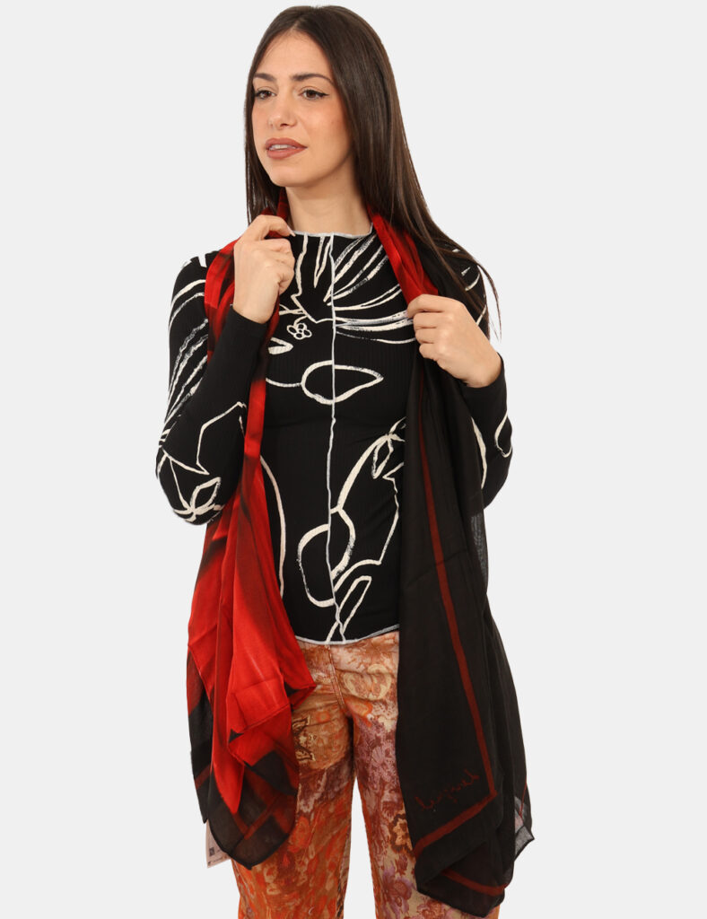 Foulard Desigual Rosso