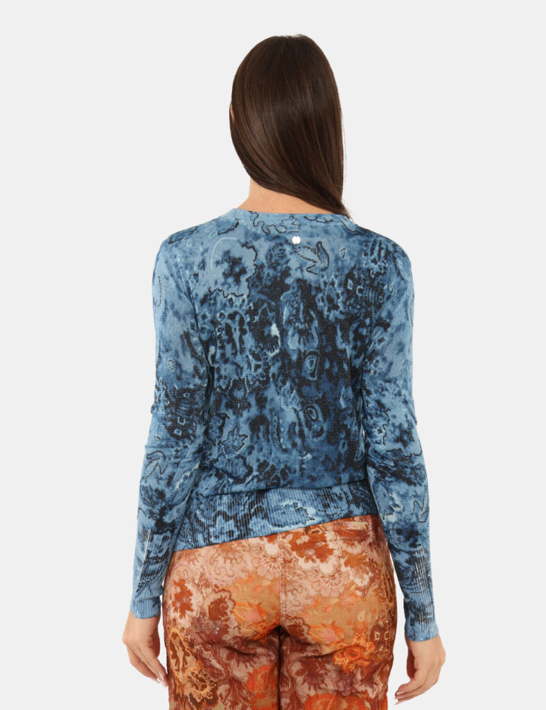 Abbigliamento donna scontato - Maglia Desigual Azzurro