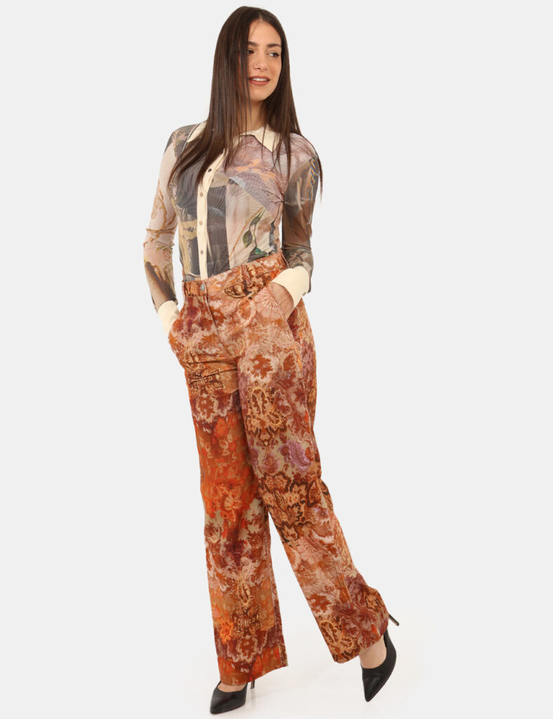 Abbigliamento donna scontato - Pantaloni Desigual Arancione