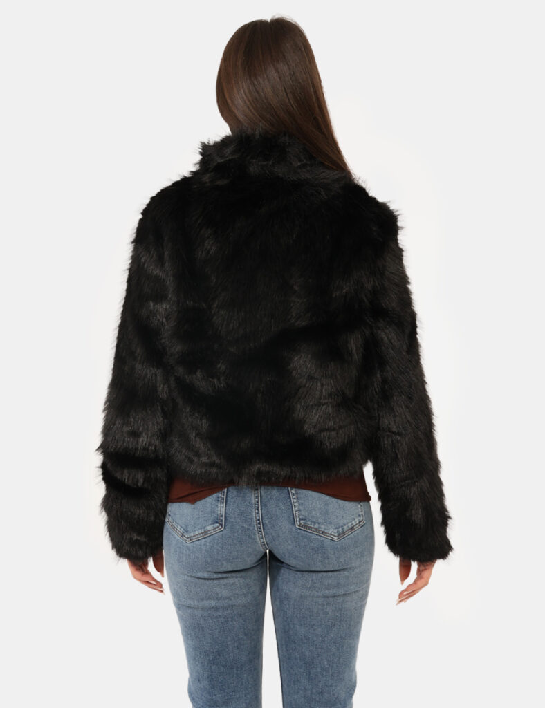 Pelliccia Materica Nero