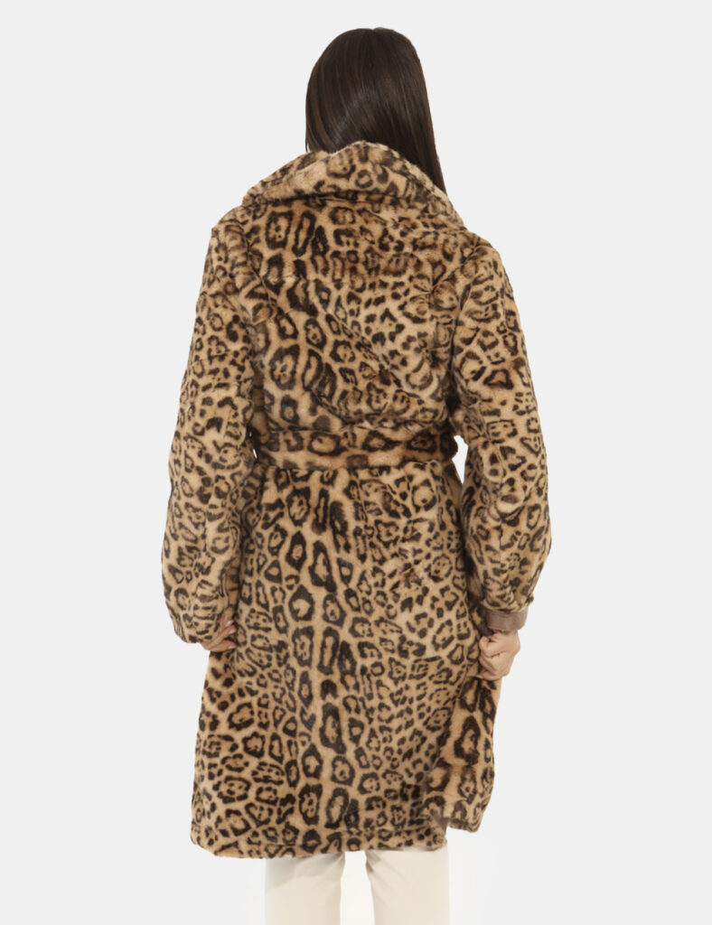 Abbigliamento donna scontato - Pelliccia Materica Marrone