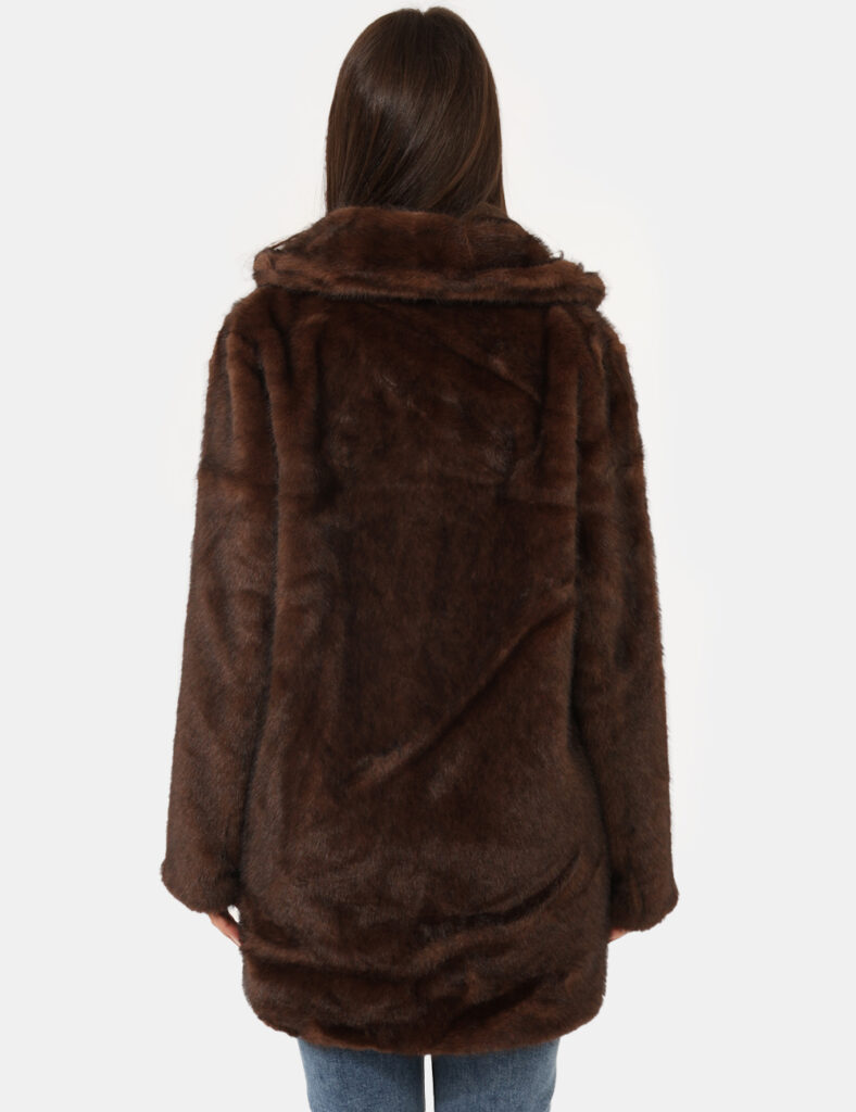 Pelliccia Materica Marrone