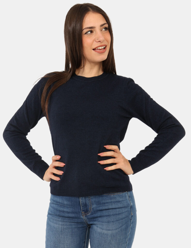 Abbigliamento donna scontato - Maglione Rue De Clerie Luxury Blu