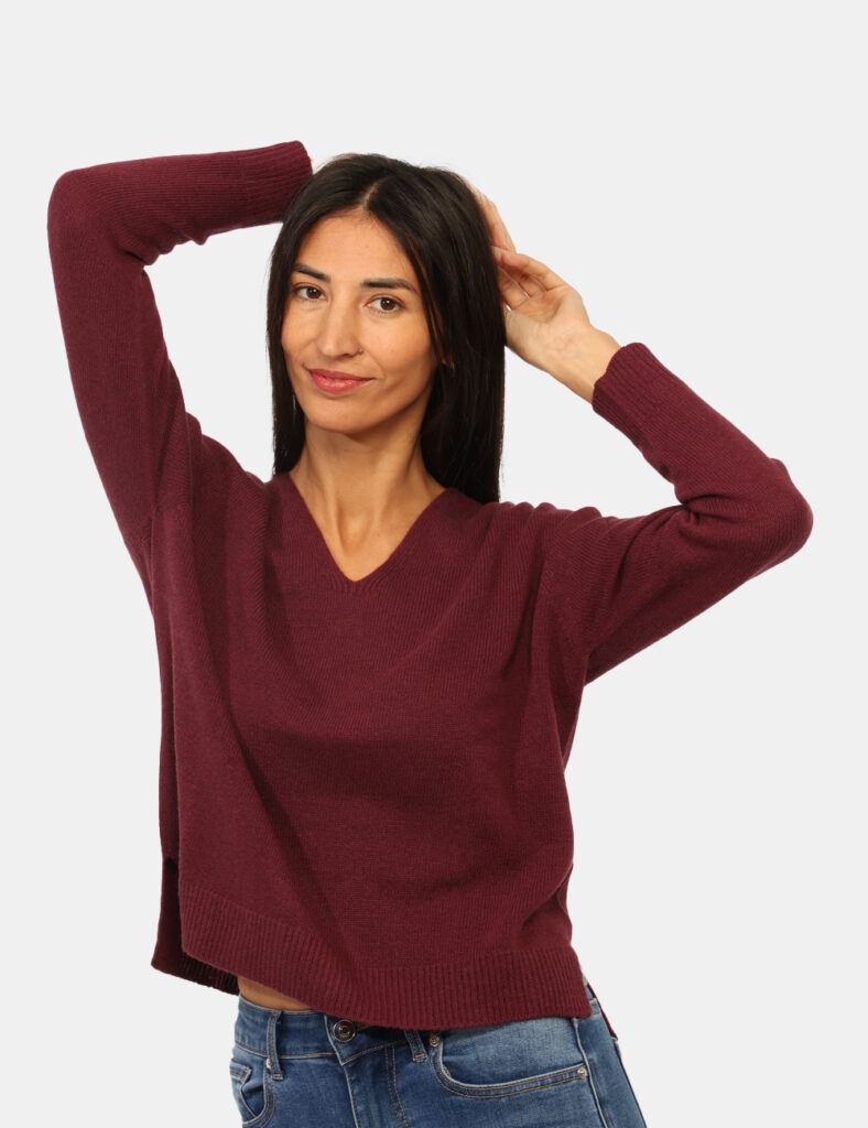 Maglia scontata - Maglione Rue De Clerie Luxury Bordeaux