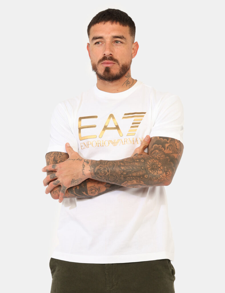 T-shirt uomo scontata - T-shirt EA7 Bianco