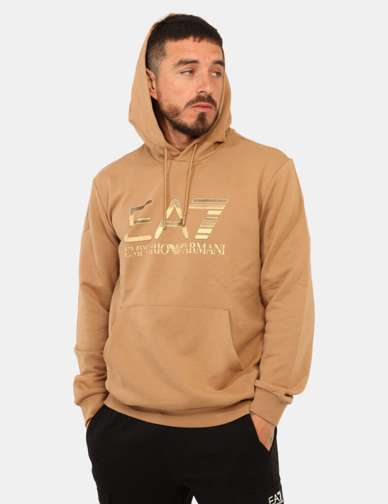 Felpa EA7 Marrone