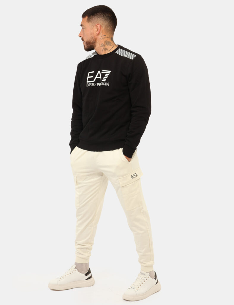 Pantaloni EA7 Panna