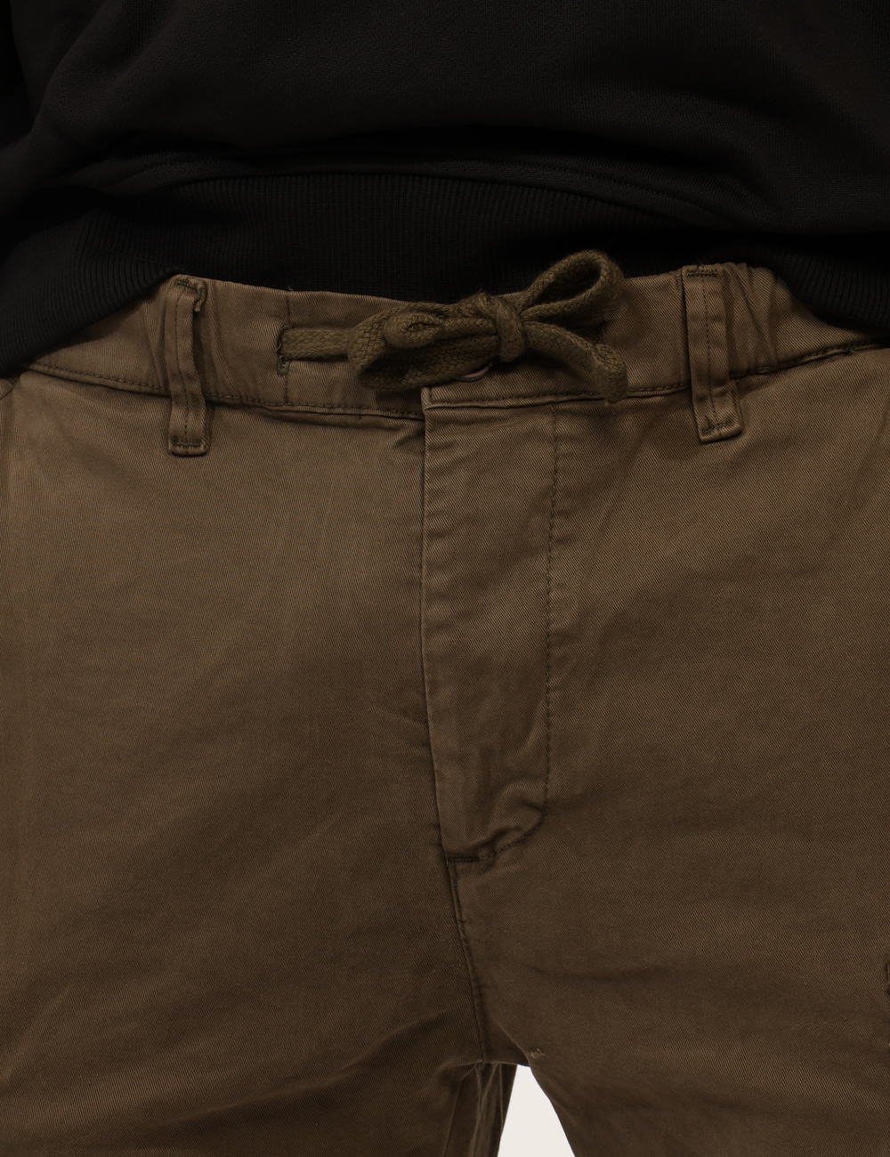 ARI5PT033628U-SA_ARMY_AI25_3 Pantaloni Aeronautica Italiana Verde - Pantalone cargo in total verde militare con tasche a taglio trasversale e tasche a to