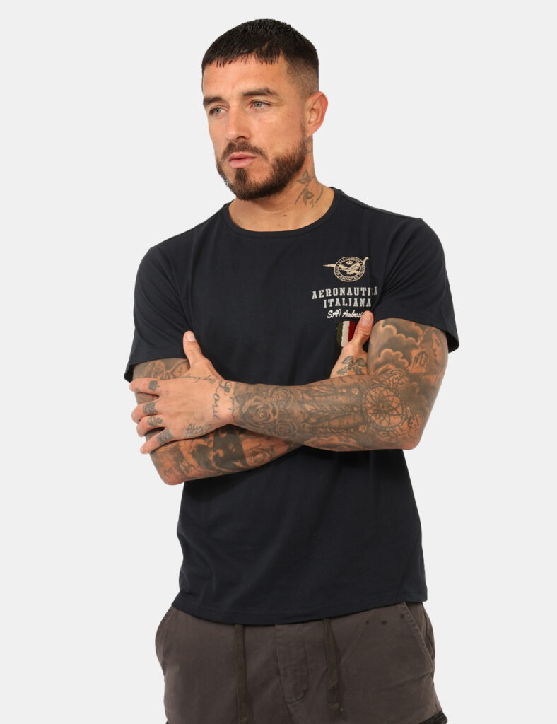 T-shirt Aeronautica Italiana Blu