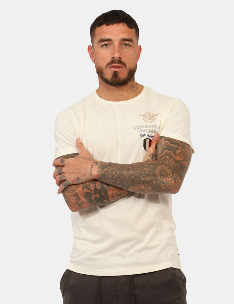 T-shirt Aeronautica Italiana Bianco