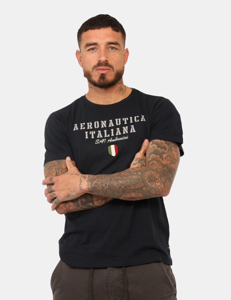 T-shirt Aeronautica Italiana Blu