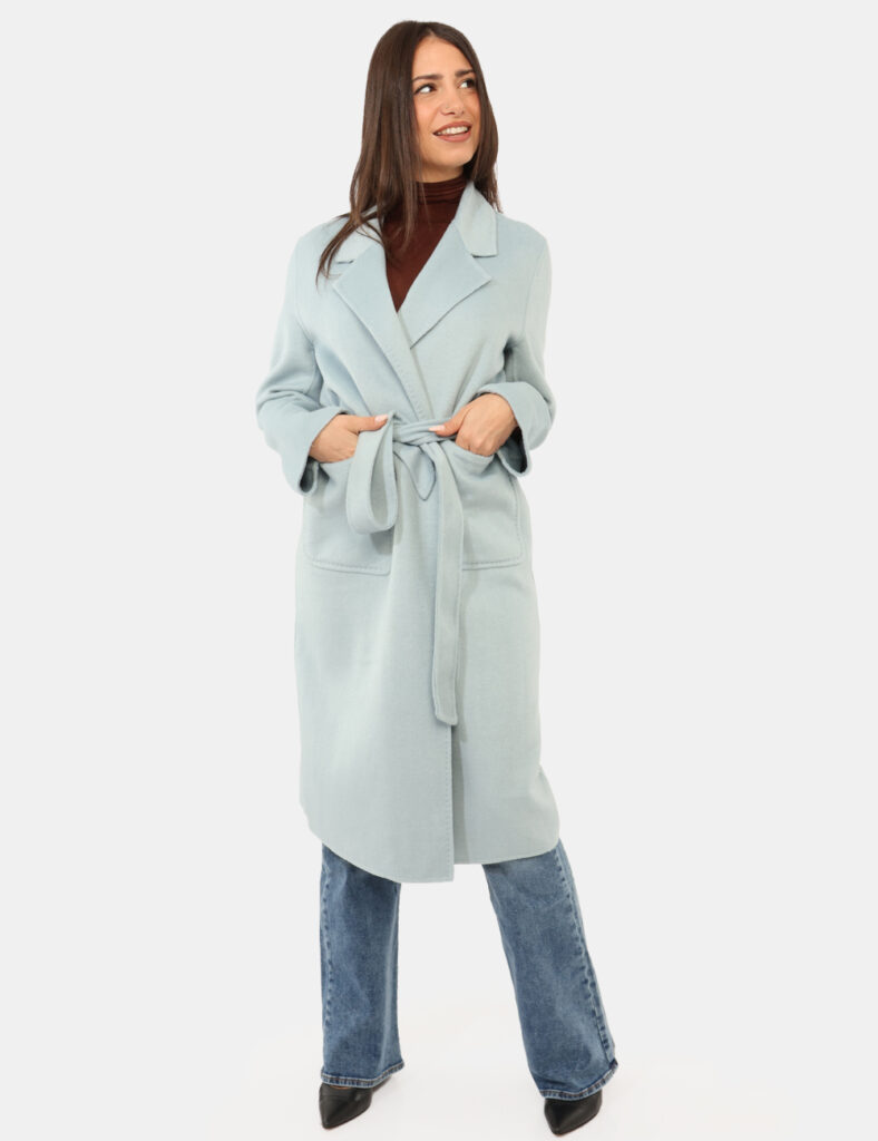 Cappotto Rue De Clerie Azzurro
