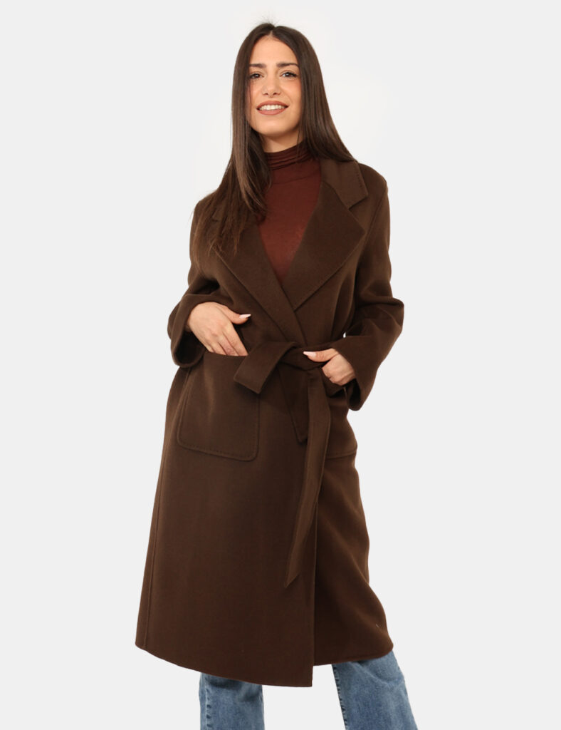 Cappotto Rue De Clerie Marrone