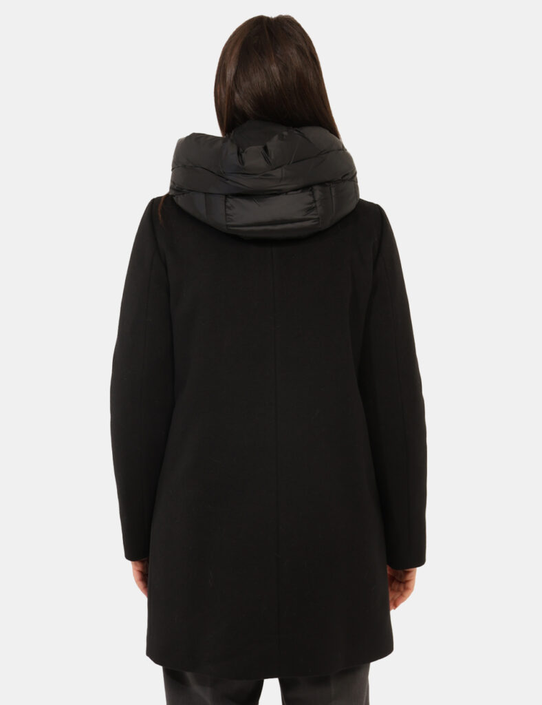 Abbigliamento donna scontato - Cappotto Emme Marella Nero