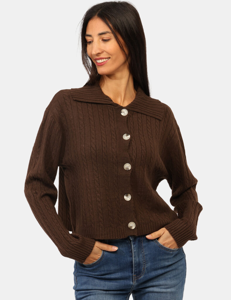 Maglia scontata - Maglione Materica Marrone