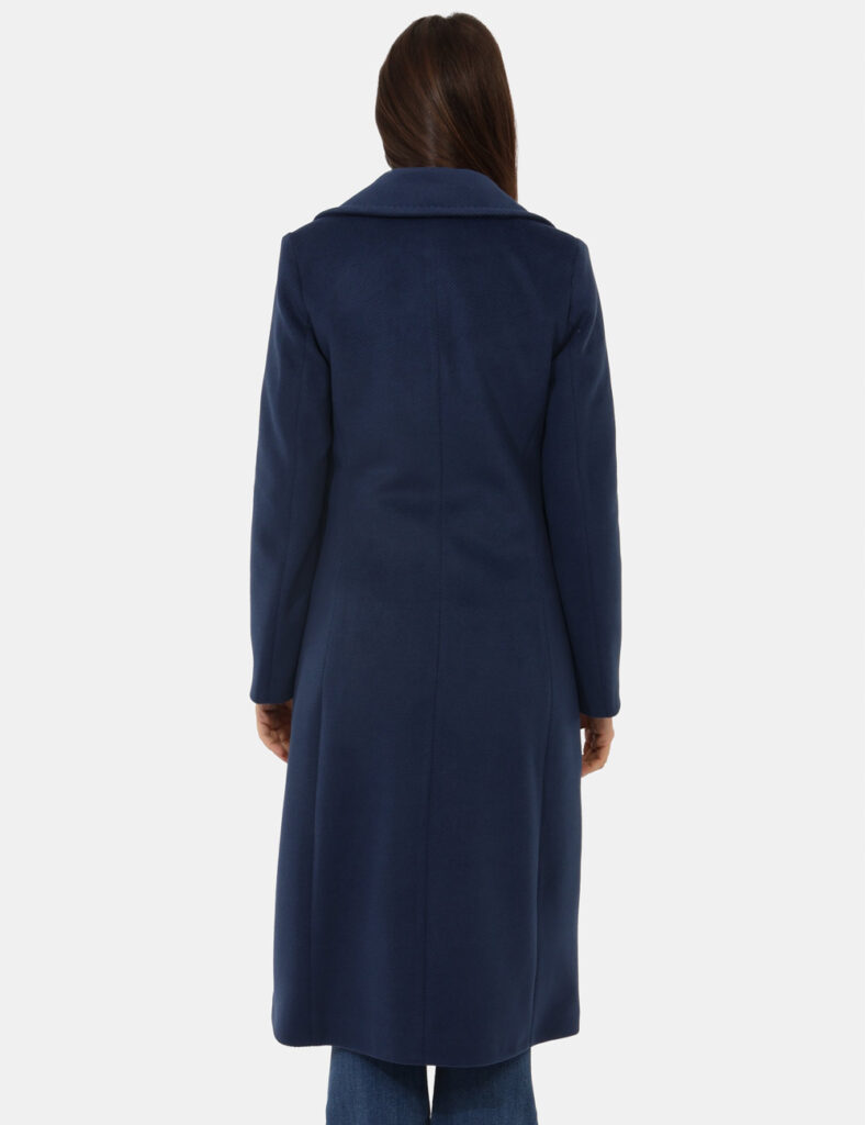 Abbigliamento donna scontato - Cappotto Materica Blu