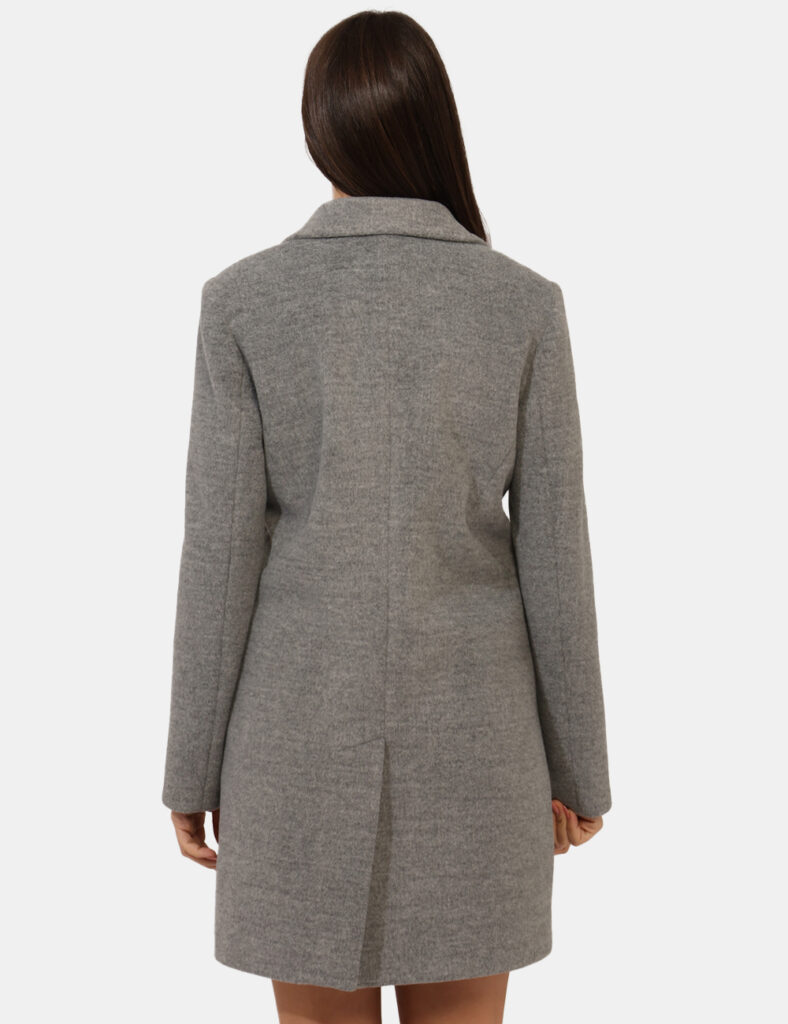 Abbigliamento donna scontato - Cappotto Materica Grigio