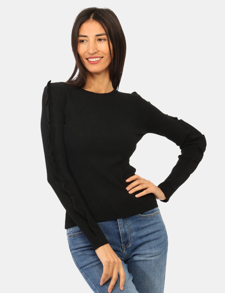 Maglia scontata - Maglione Materica Nero