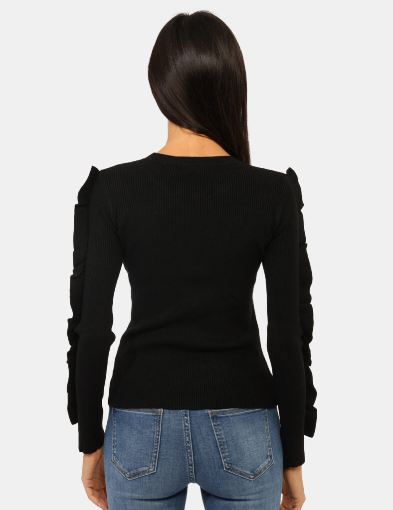 Maglia scontata - Maglione Materica Nero