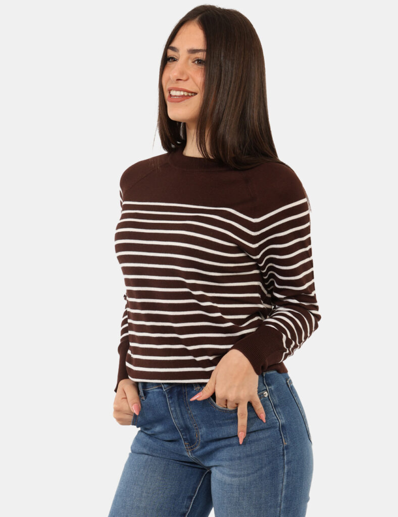 Abbigliamento donna scontato - Maglione Emme Marella Marrone