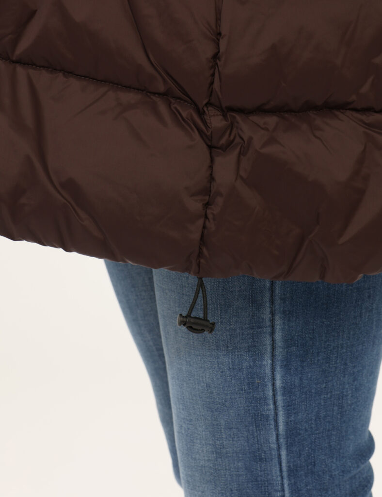 Piumino Canadian Marrone