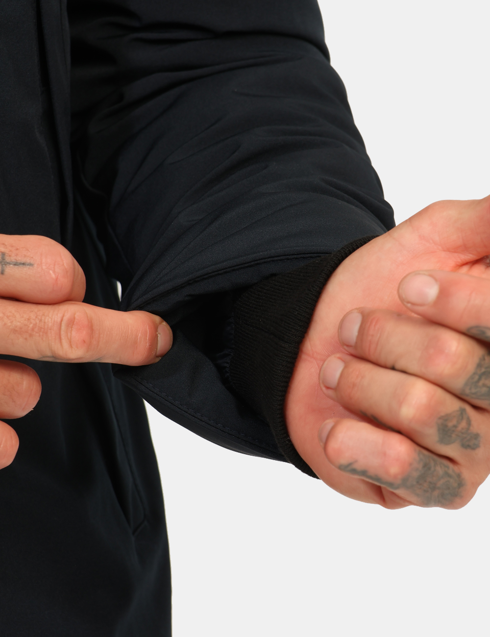 G224394-OA_DKNAV_AI25_6 Giacca Canadian Blu - Giacca con cappuccio non removibile, in total blu navy, con tasche a taglio trasversale ed interno in