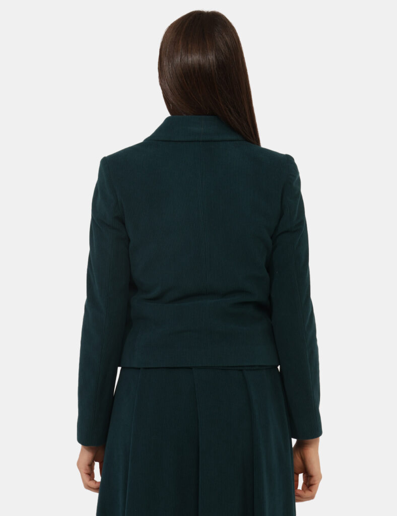 Abbigliamento donna scontato - Blazer Materica Verde