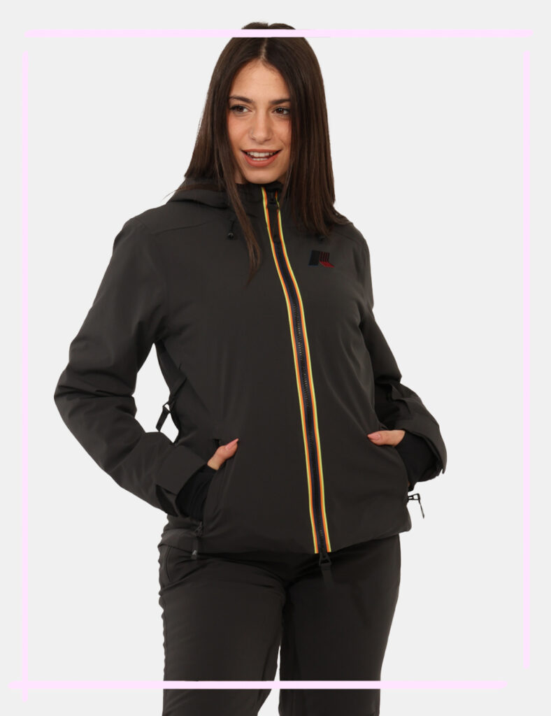 Abbigliamento donna scontato - Giacca da sci K-Way Nero Taglia S