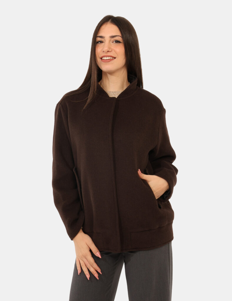 Abbigliamento donna scontato - Cappotto Emme Marella Marrone