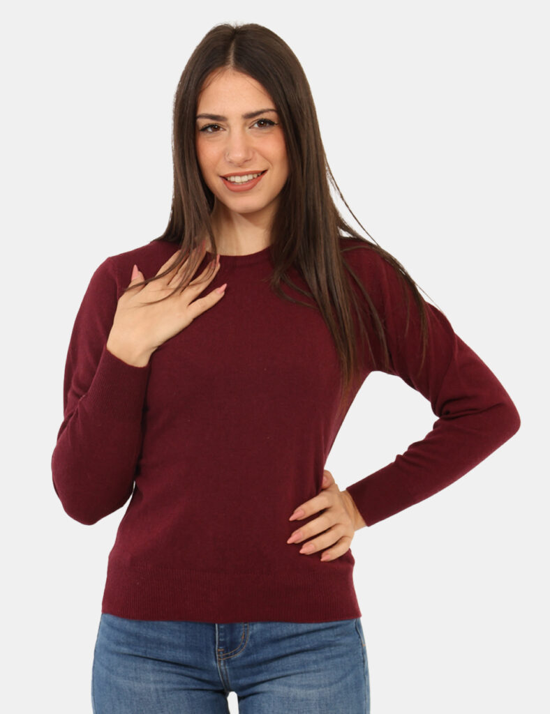 Maglia scontata - Maglione Rue De Clerie Luxury Bordeaux