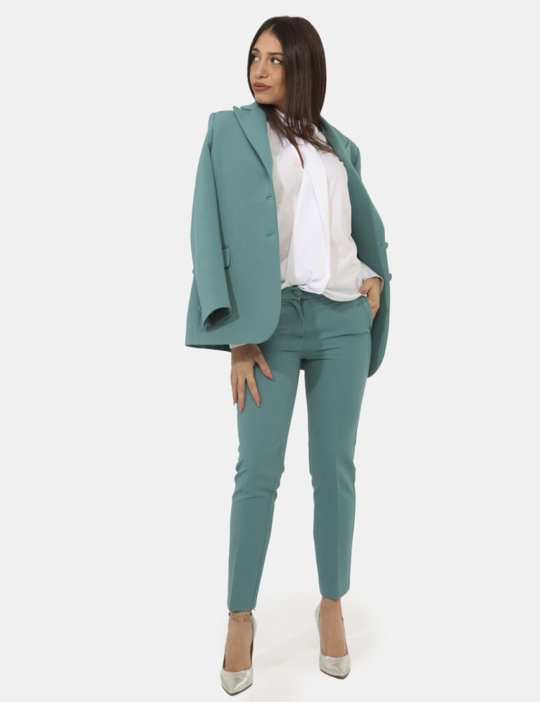 Abbigliamento donna scontato - Pantaloni Materica Verde