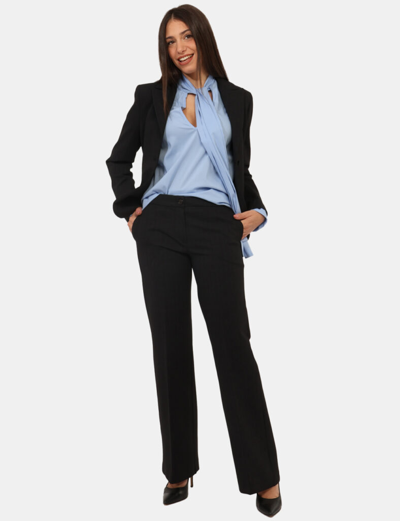 Abbigliamento donna scontato - Pantaloni Materica Nero